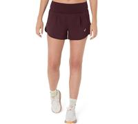 ASICS Road 3.5in Short De Running Femmes - Rouge Foncé, Taille M