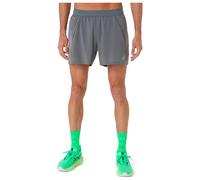Asics - Road 5 In Short Clay Grey Steel - M - Short de trail