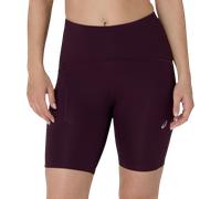 ASICS Road High Waist 8In Collant de course Femmes - rouge vin, Taille S