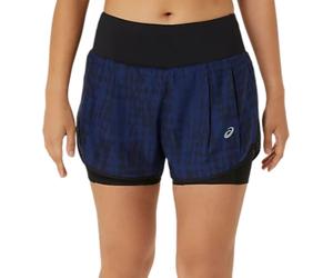 ASICS ROAD ALL OVER PRINT 2-N-1 3.5IN SHORT Shorts XS Bleu