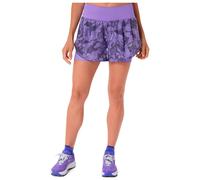 Asics - Road All Over Print 2in1 3.5In W Amethyst - S - Short de trail