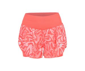 ASICS Road AOP 2in1 3.5in Short de running Femmes-orange, Taille XL