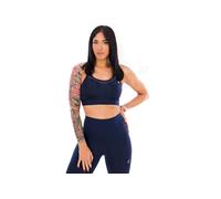 ASICS Road Compression Soutien-gorge sport Femmes-bleu foncé, Taille 85B