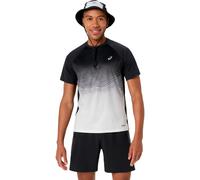 ASICS Road Fade Maillot de course Hommes-noir, beige, Taille XL
