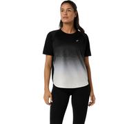 Asics Tee-shirt de trail Road Fade Short Sleeve W Noir/Crème Taille L