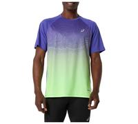 ASICS T-Shirt fonctionnel 'Road' indigo / vert pastel, Taille XXL