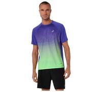 Asics Road Fade Short Sleeve T-shirt Violet M Homme