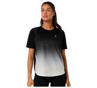 Asics - Road Fade Short Sleeve W Black Cream - M - Tee-shirt de trail