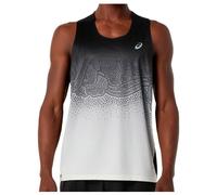 Asics - Road Fade Singlet - Débardeur - XS - performance black / cream