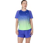 ASICS Road Fade Ss Top - Femme - Vert / Bleu - taille S- modèle 2026