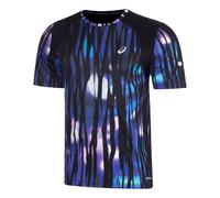 ASICS Road Lite-Show Maillot De Course Hommes - Bleu Foncé, Taille S