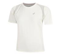 Asics T-shirt de course Road Crème Femme Taille S
