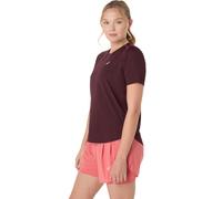 ASICS Road Maillot De Course Femmes - Rouge Foncé, Taille L
