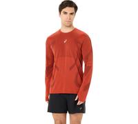 ASICS Road Seamless Maillot de course Hommes - rouge foncé, Taille L