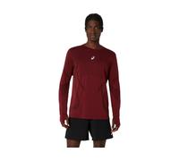 ASICS Road Seamless Ls Top Dark Red Planet hommes size 2XL