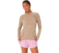 Asics T-shirt à manches longues Road Seamless Femme Marron Taille S