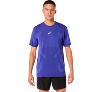 ASICS Road Seamless Maillot de course Hommes - bleu, lilas, Taille S