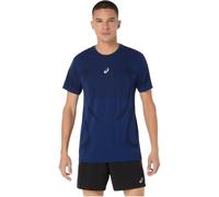 ASICS Road Seamless Maillot De Course Hommes-Bleu, Taille L