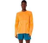 ASICS T-shirt de running Road Seamless manches longues Homme Jaune Taille L