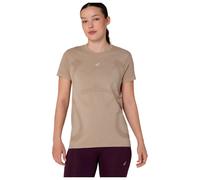 Asics - Road Seamless Short Sleeve W's Greige - M - Tee-shirt de trail