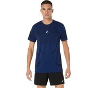 Asics Road T-shirt Seamless Homme M Bleu Marine
