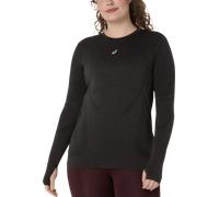 ASICS Maillot de course Road Seamless Femmes – Noir/Gris – Taille M