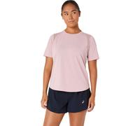 ASICS T-shirt de running Road manches courtes Rose Femme Taille S