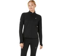 Asics Road Winter 1/2 Zip Mid Layer Femme Noir - Maillots de running femmes S