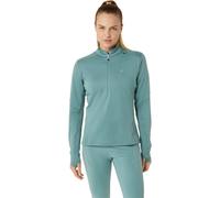 ASICS Road Winter Half Zip Manches Longues Femme XL Vert Clair