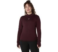 ASICS Road Winter Seamless Maillot de course Femmes - rouge foncé, Taille XS