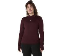 ASICS Road Winter Seamless Maillot de course Femmes - rouge foncé,, Taille L