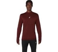 ASICS Road Winter Seamless Maillot de course Hommes - rouge vin, Taille XL