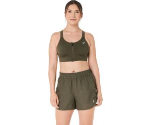 ASICS Route Combination Zip Soutien-gorge Vert Foncé 75D