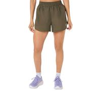ASICS Short de running Nagino Run 4in réglable Vert Femme XS