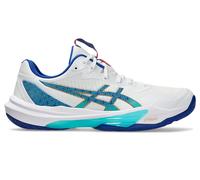ASICS Homme Sky Elite FF 3 Sneaker, White Blue, 41.5 EU