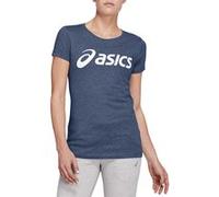 Asics Sport Logo Tee Grand Shark Heather/brilliant White Taille: S | Hauts de sport Outlet | Femme | Blanche