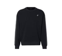 ASICS Sweat de sport 'TRACK CLUB HERITAGE' noir / blanc, Taille XL