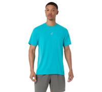 T shirt running asics road seamless bleu homme