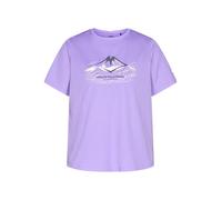 ASICS T-shirt fonctionnel 'FUJITRAIL' bleu marine / lavande / blanc, Taille XL