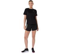 ASICS T-shirt de running Icon noir Femme S