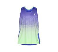 Asics Maillot de course Road Fade Hommes Bleu/Vert Taille XL