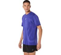 Asics T-shirt Road Seamless – bleu et violet – Taille L
