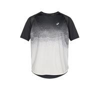 ASICS T-shirt fonctionnel 'ROAD FADE' noir / blanc, Taille M