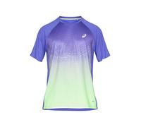 ASICS T-Shirt fonctionnel 'Road' indigo / vert pastel, Taille S