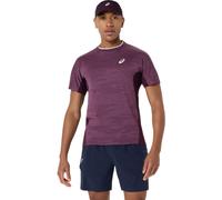 Asics T-shirt Match Jacquard Hommes Violet S