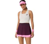 Asics Match Jacquard Sleeveless T-shirt Blanc S Femme