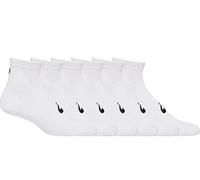 ASICS Unisex 6Ppk Quarter Sock Vêtements De Course Chaussettes De Sport Brilliant White - Blanc 39-42