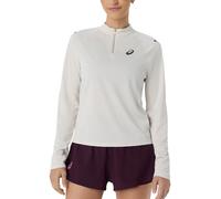 Asics Women Match 1/2 Zip LS Top Beige L