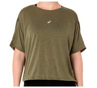 Asics - Women's Nagino Run Adjustable S/S Top - T-shirt de running - XL - dark olive