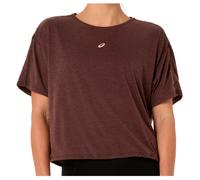 Asics - Women's Nagino Run Adjustable S/S Top - T-shirt de running - XXL - coffee heather